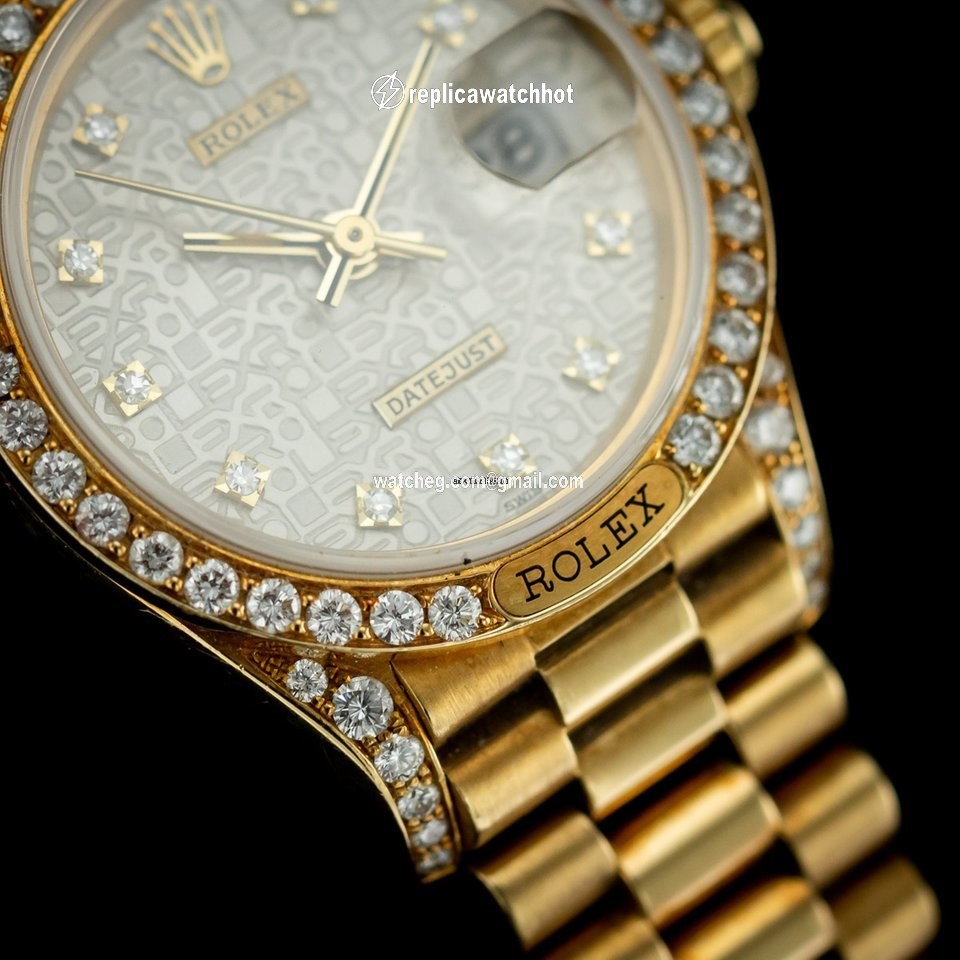 Rolex Lady-Datejust Womens watch Yellow gold Automatic 69158 3