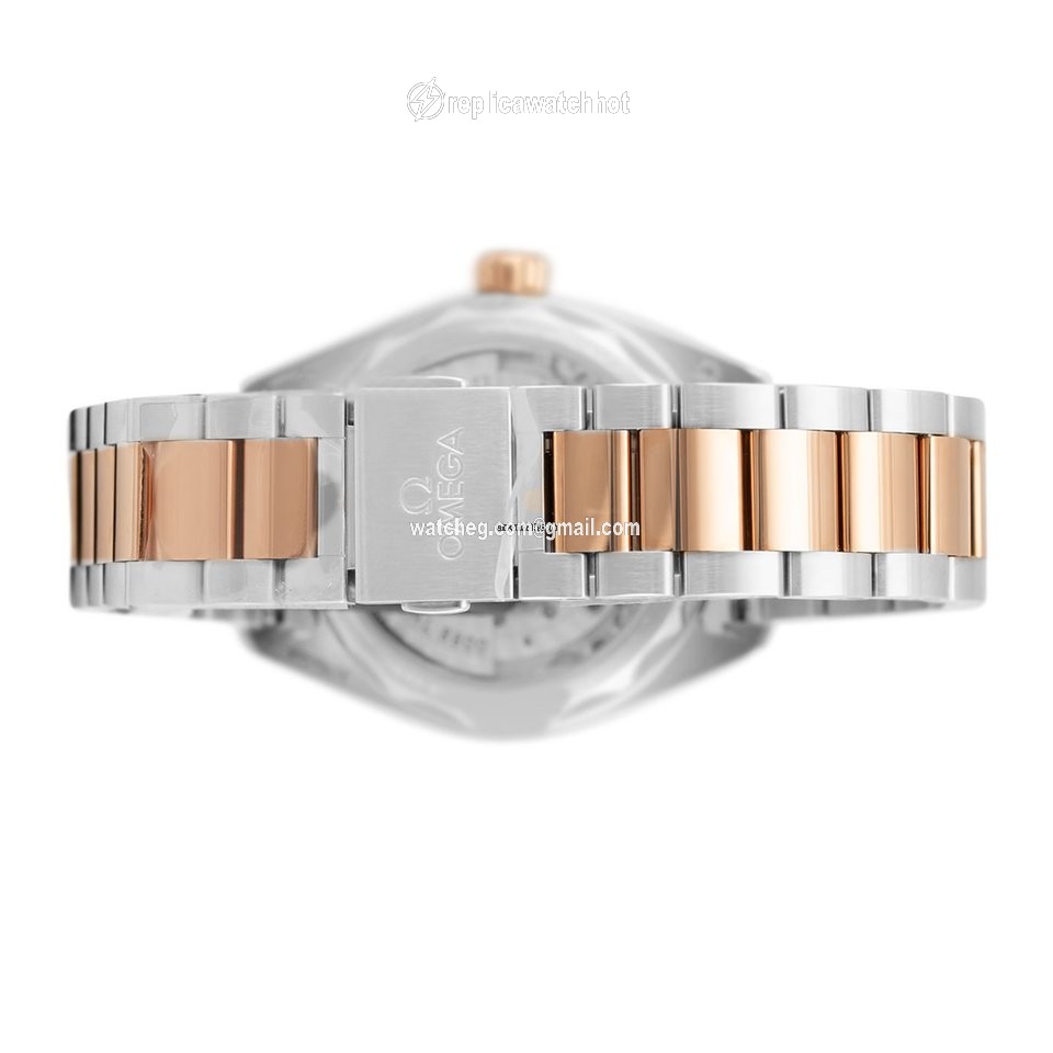 Omega Seamaster Aqua Terra Womens watch Automatic Gold Steel 220.20.34.20.52.001 3