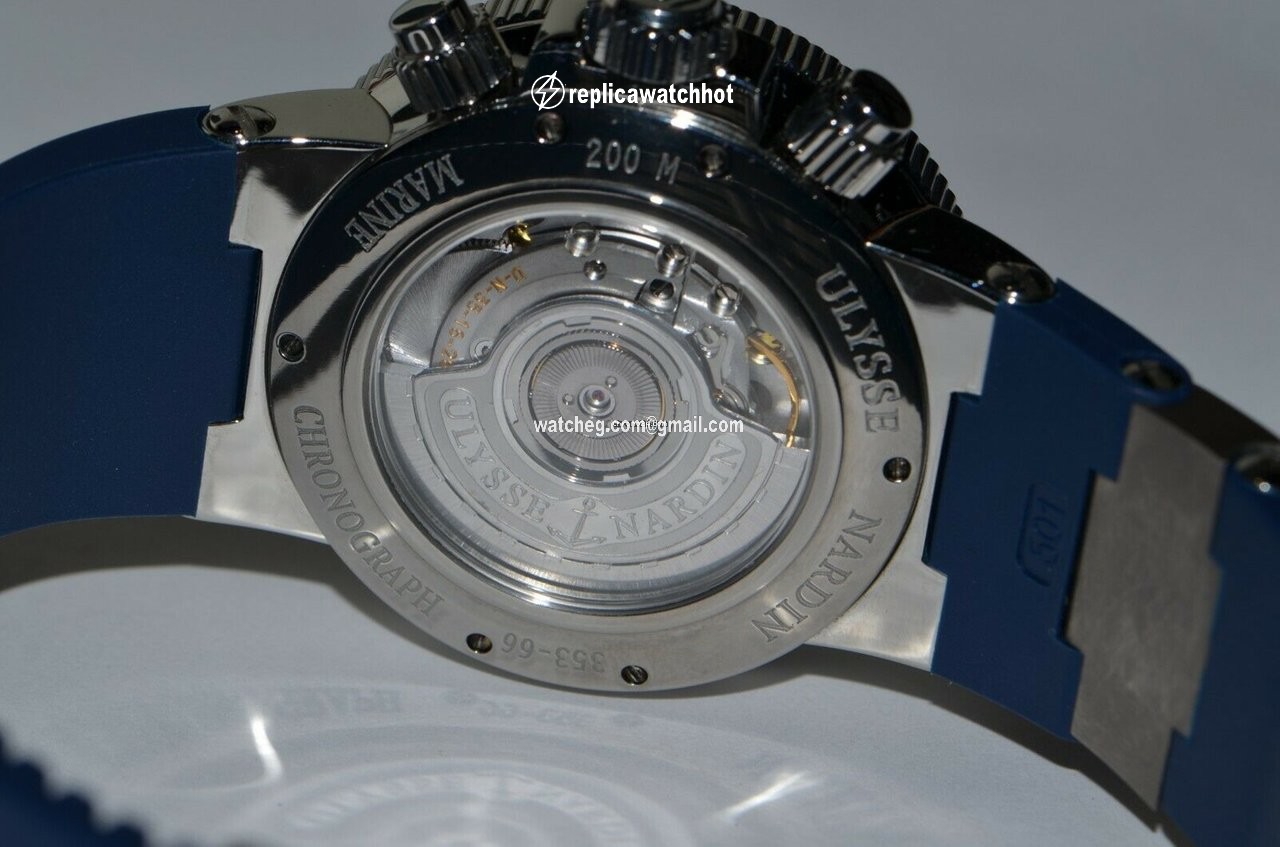 Ulysse Nardin Marine Chronograph Mens watch Unisex Automatic Steel 353-66 323 3
