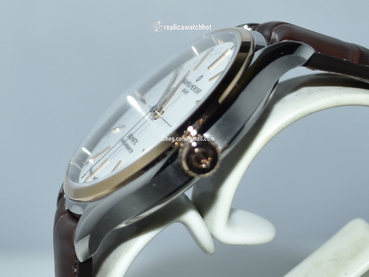 Baume & Mercier Clifton Mens watch Unisex Automatic Gold Steel MOA10519 3