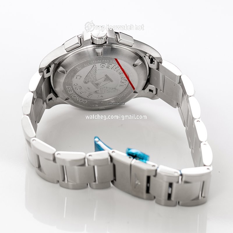 Longines Conquest Mens watch Unisex Quartz Steel L37174666 3