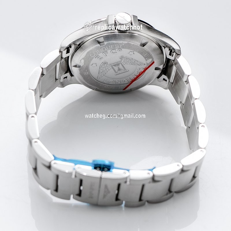Longines Conquest Mens watch Unisex Quartz Steel L37184566 3