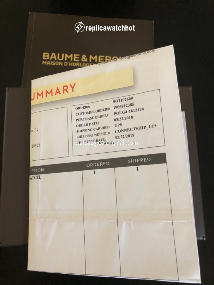 Baume & Mercier Clifton Mens watch Unisex Automatic Rose gold MOA10194 3