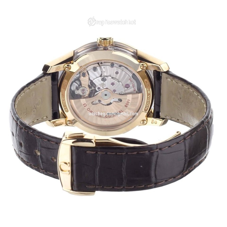 Omega De Ville Hour Vision Mens watch Unisex Automatic Rose gold O43163412113001 3