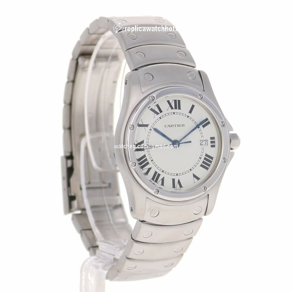 Cartier Santos Womens watch Quartz Steel 1561-1 3