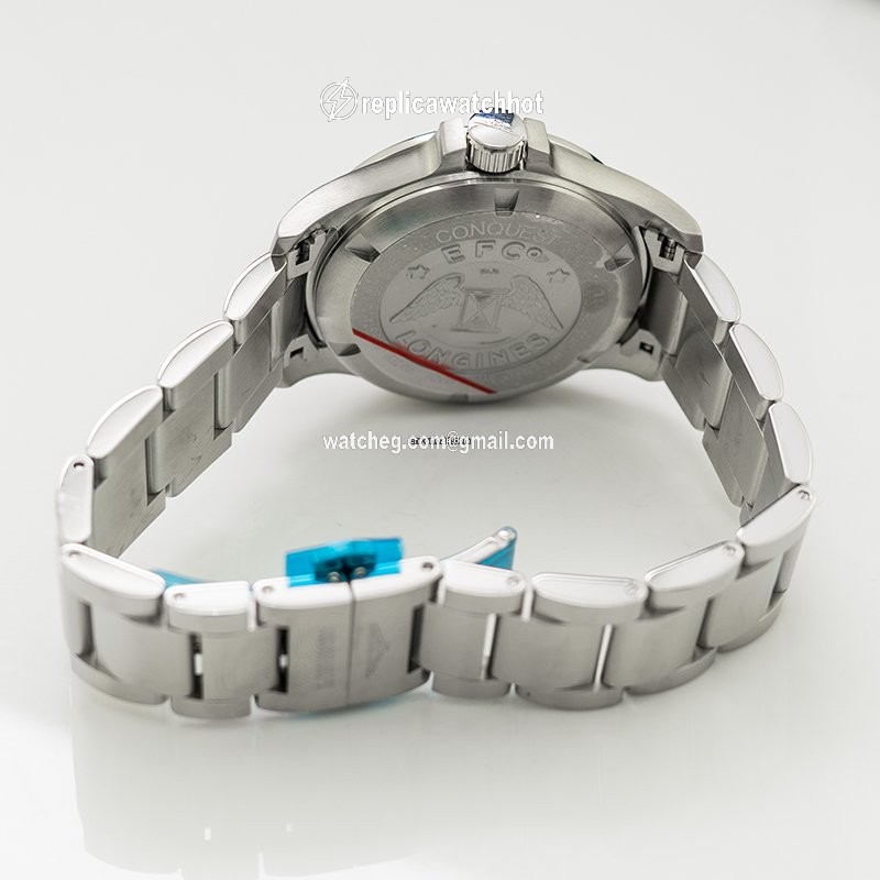 Longines Conquest Mens watch Unisex Quartz Steel L37184766 3