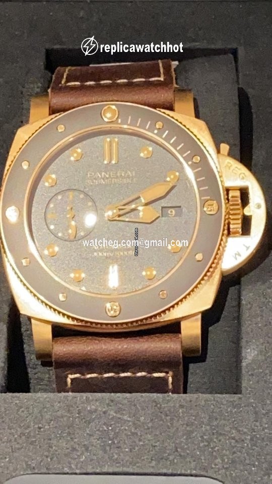 Panerai Luminor Submersible Mens watch Unisex Automatic Bronze pam00968 3