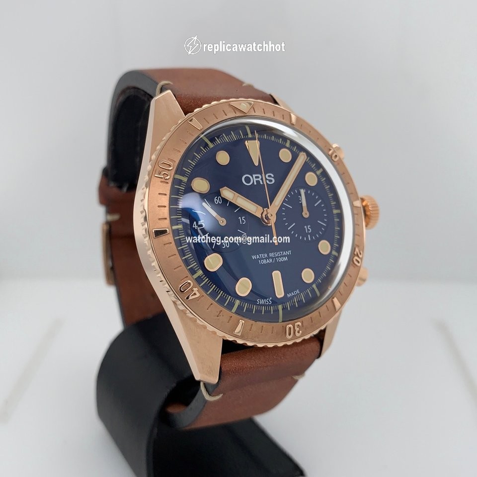 Oris Carl Brashear Mens watch Unisex Automatic Bronze 01 771 7744 3185-Set LS 3