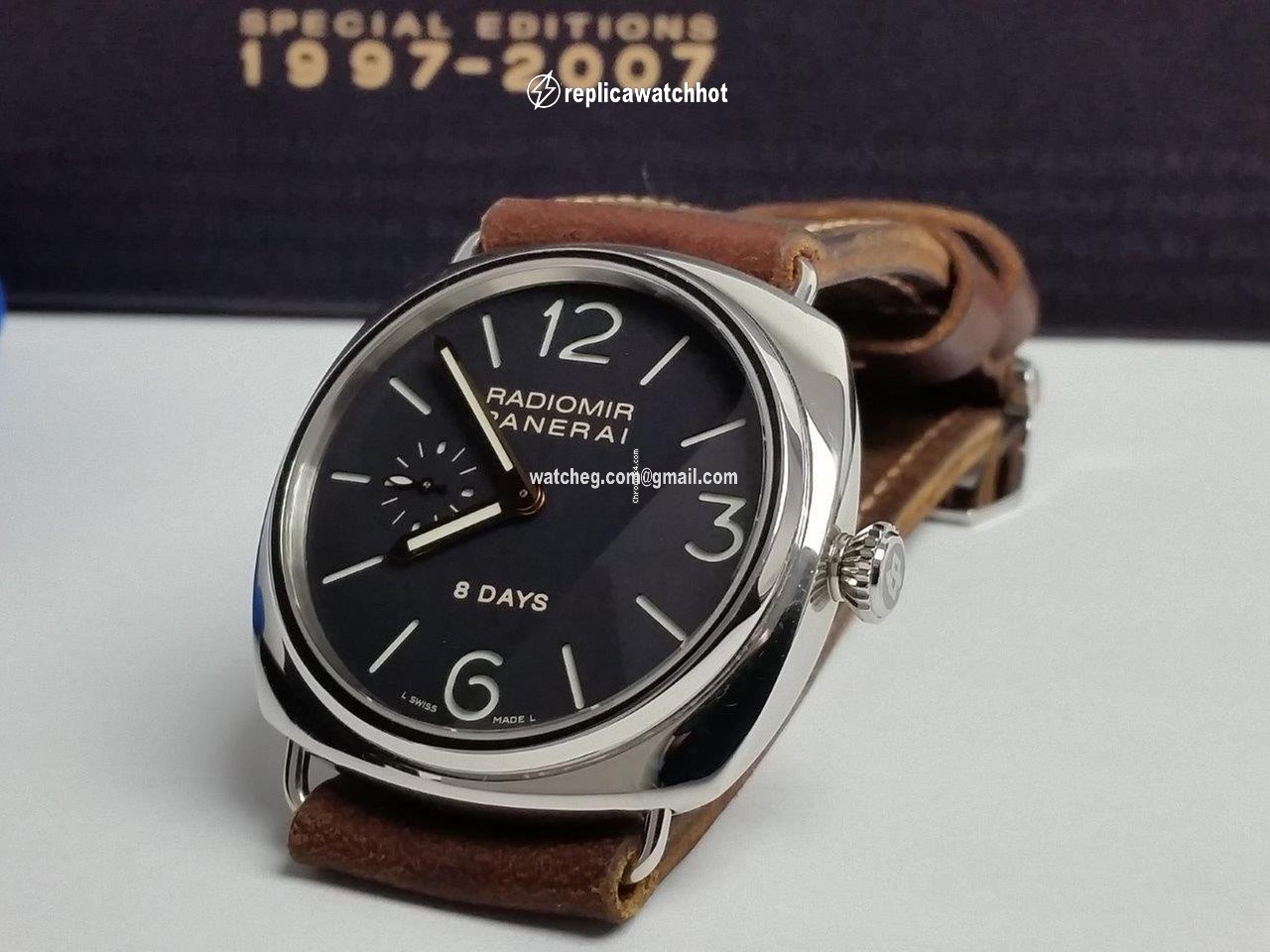 Panerai Radiomir 8 Days Mens watch Unisex Manual winding Steel PAM 00190 3