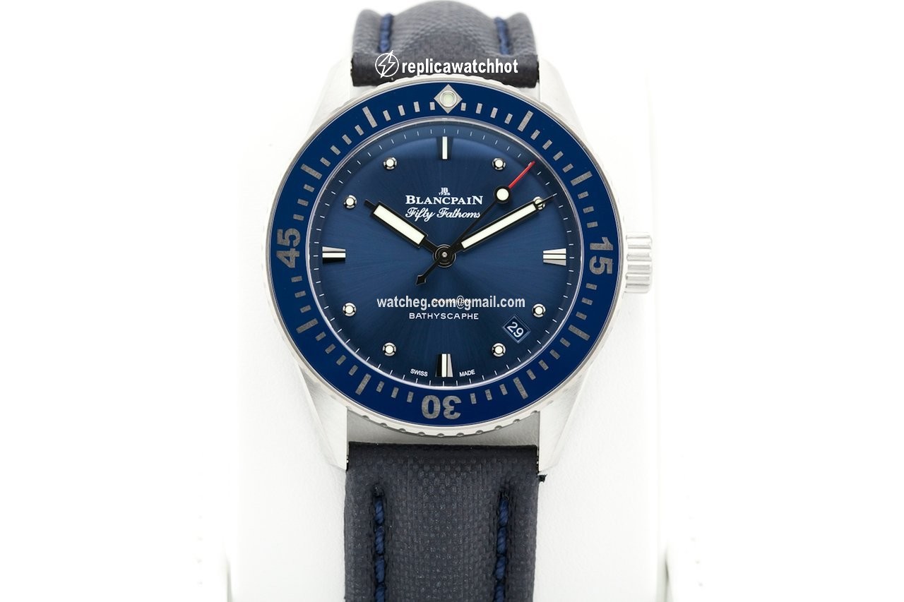 Blancpain Fifty Fathoms Bathyscaphe Mens watch Unisex Automatic Steel 5100-1140-O52A 3