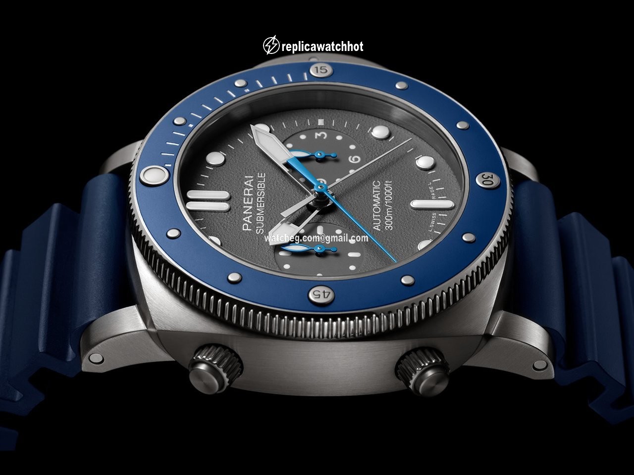 Panerai Luminor Submersible Mens watch Unisex Automatic Titanium PAM 00982 3