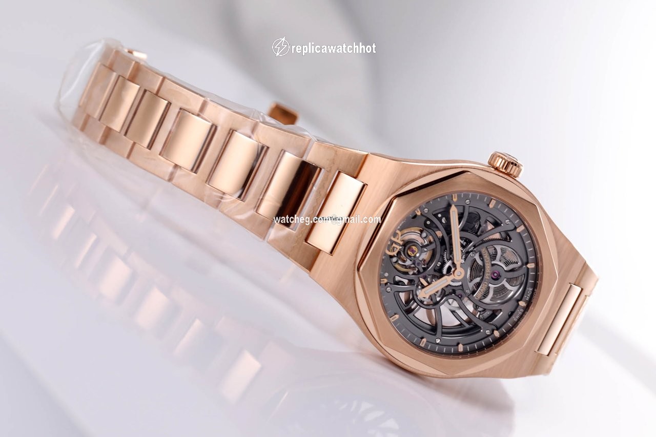 Girard Perregaux Laureato Mens watch Unisex Automatic Rose gold 81015-52-002-52A 3