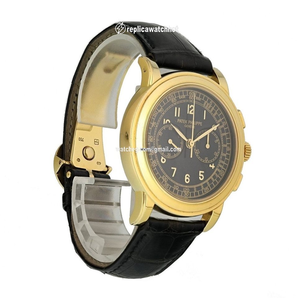 Patek Philippe Chronograph Mens watch Unisex Manual winding Yellow gold 5070J-001 3