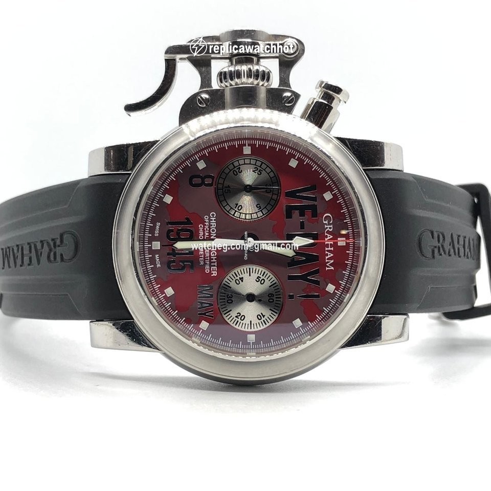 Graham Chronofighter Mens watch Unisex Automatic Steel 2CFBS.S01A.L30B 3
