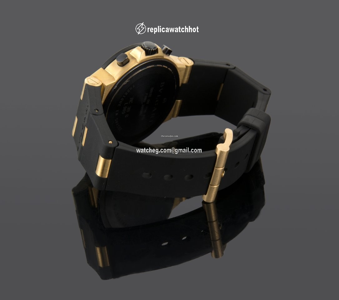 Bulgari Diagono Mens watch Unisex Automatic Yellow gold AC 38 G 3