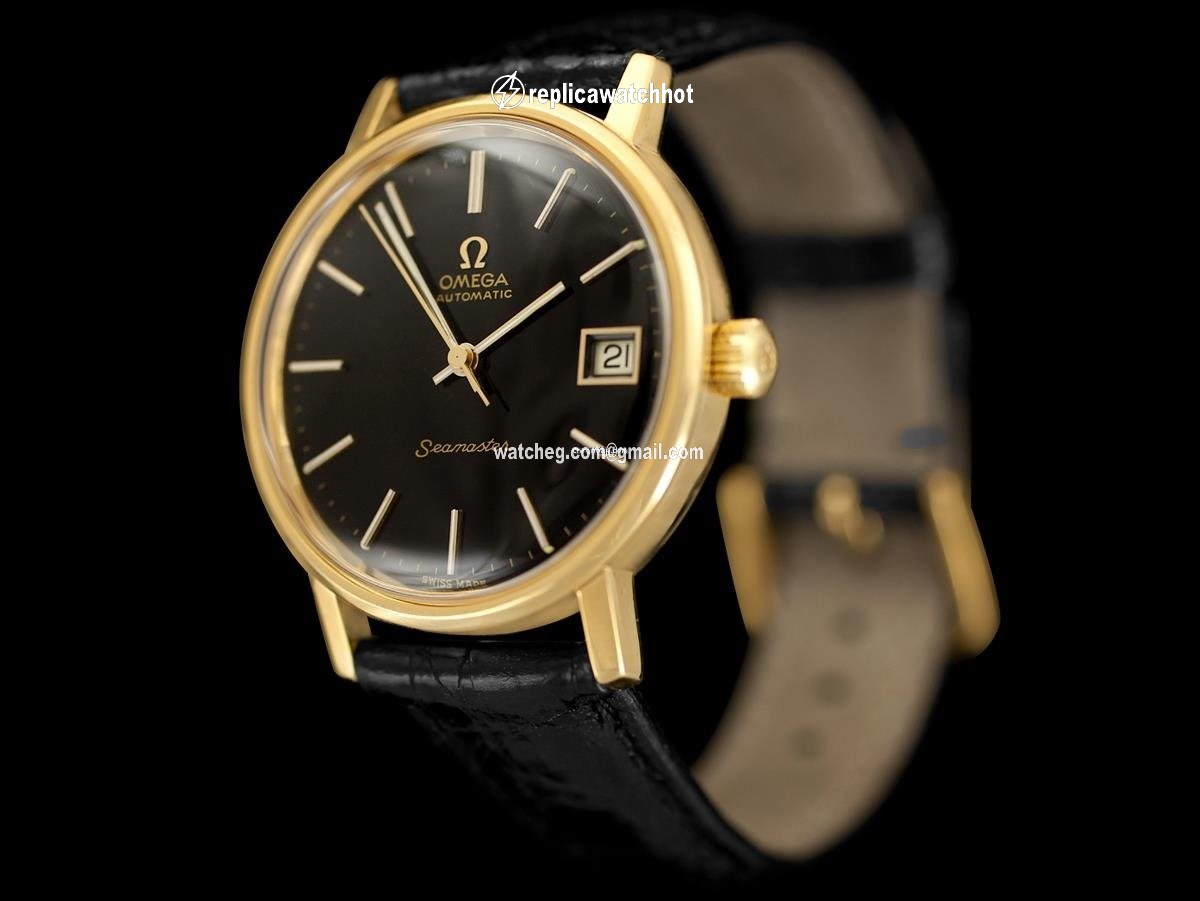 Omega Seamaster Mens watch Unisex Automatic Gold Steel 7736R 3