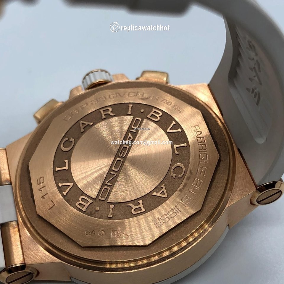 Bulgari Diagono Womens watch Automatic Rose gold DGP35WGDWVDCH.8 3