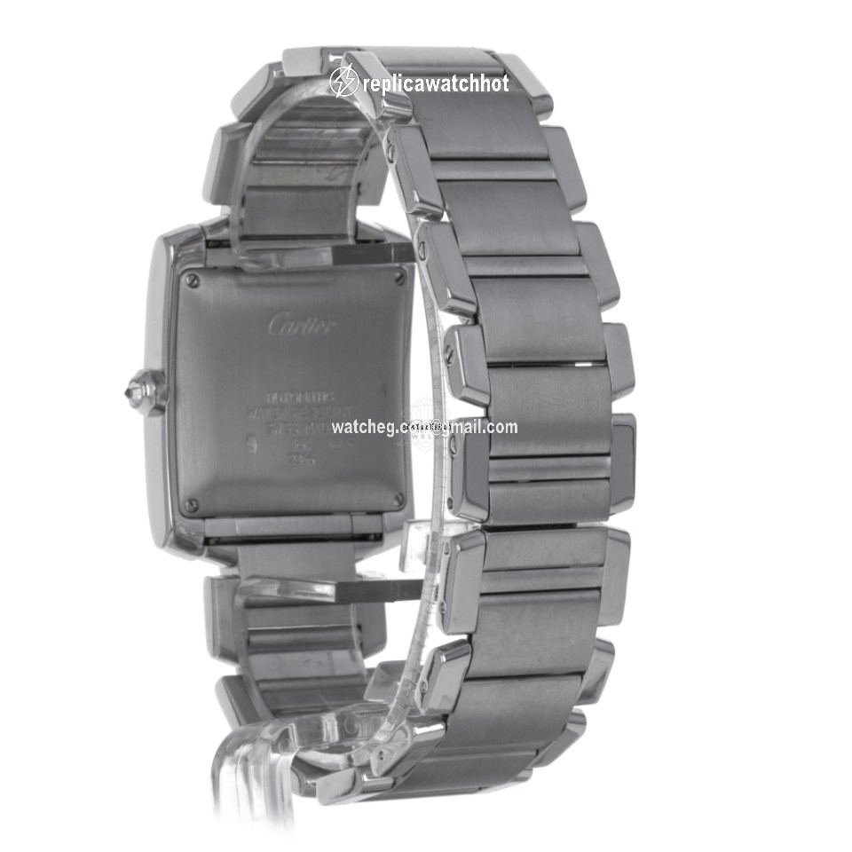Cartier Tank Francaise Mens watch Unisex Automatic White gold 2366 3