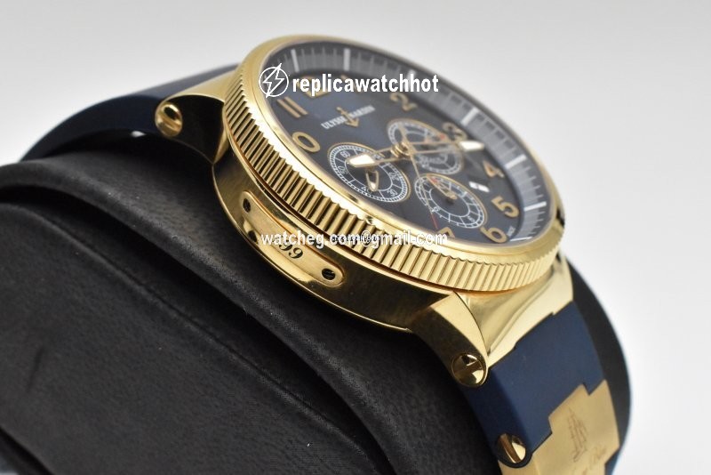 Ulysse Nardin Marine Chronograph Mens watch Unisex Automatic Rose gold 1506-150LE-3 63-VB 3