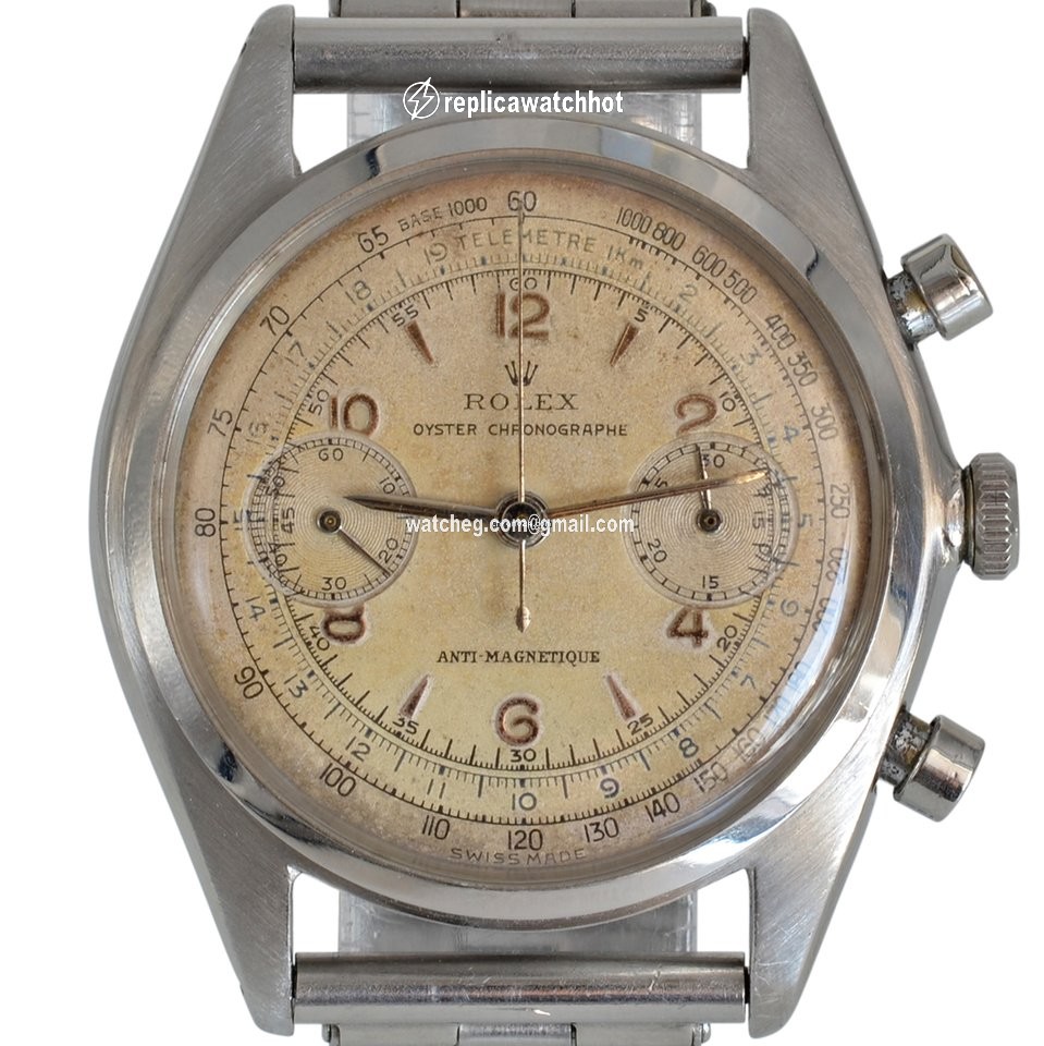 Rolex Chronograph Mens watch Unisex Steel Manual winding 4500 3
