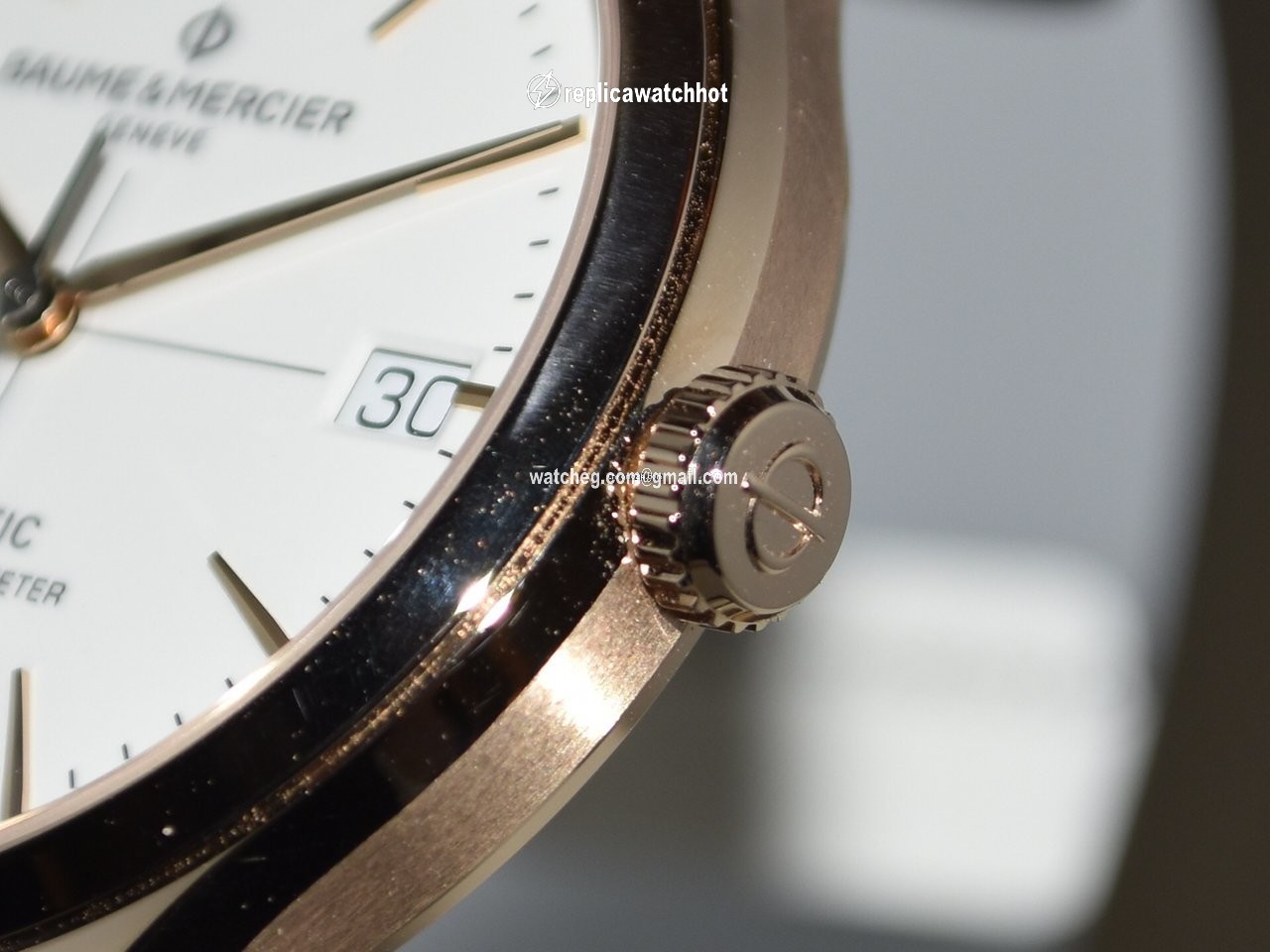 Baume & Mercier Clifton Mens watch Unisex Automatic Rose gold MOA10469 3