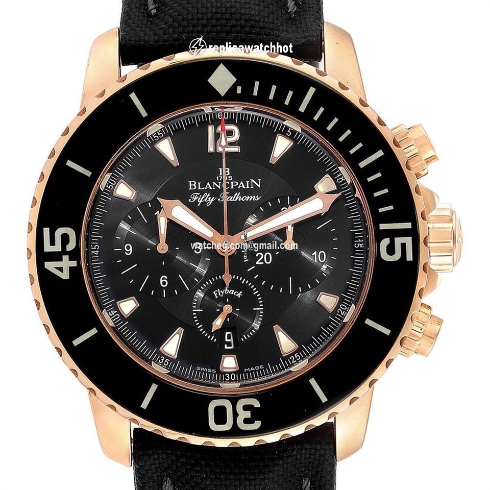 Blancpain Fifty Fathoms Mens watch Unisex Automatic Rose gold 5085F-3630-52 3