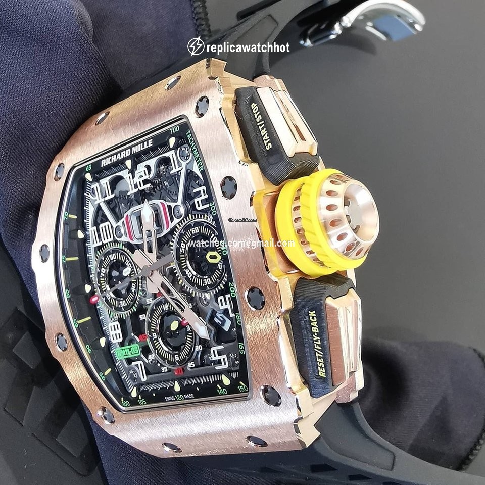 Richard Mille RM 011 Mens watch Unisex Automatic Rose gold Richard Mille Rm11-03 Full Rose gold 3