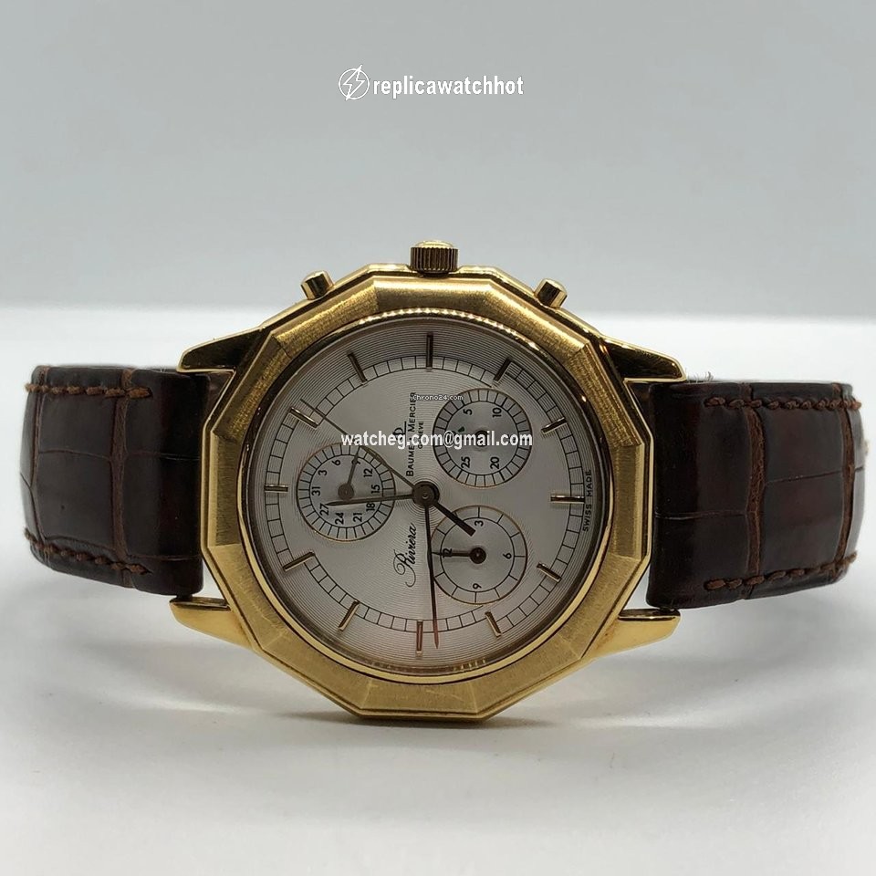 Baume & Mercier Riviera Mens watch Unisex Quartz Yellow gold MV045041 3