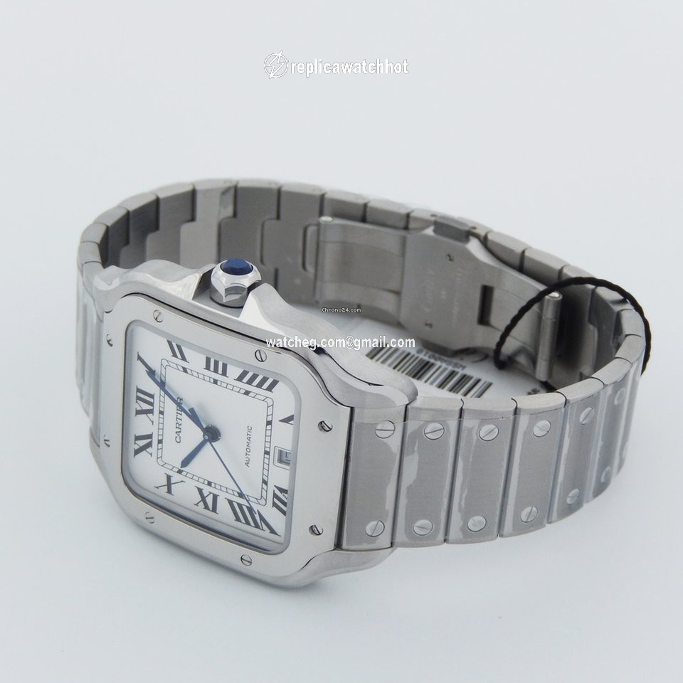 Cartier Santos Mens watch Unisex Automatic Steel WSSA0009 3