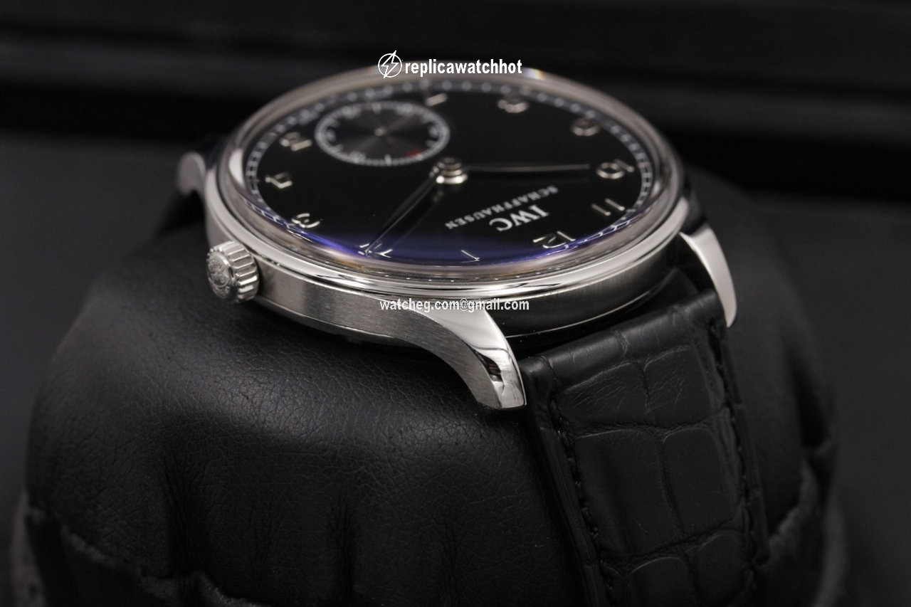 IWC Portuguese Hand-Wound Steel IW5454-07 3