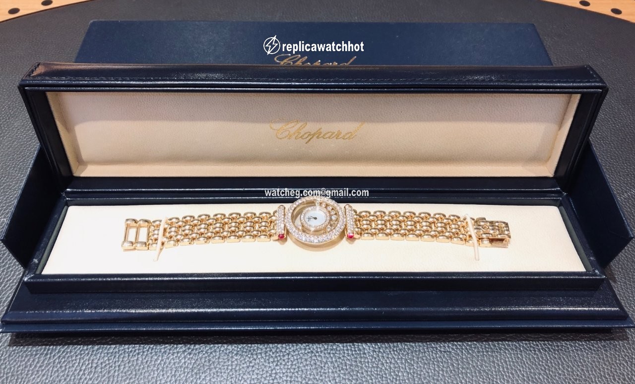 Chopard Happy Diamonds Womens watch Quartz Yellow gold 20 5617-21 3