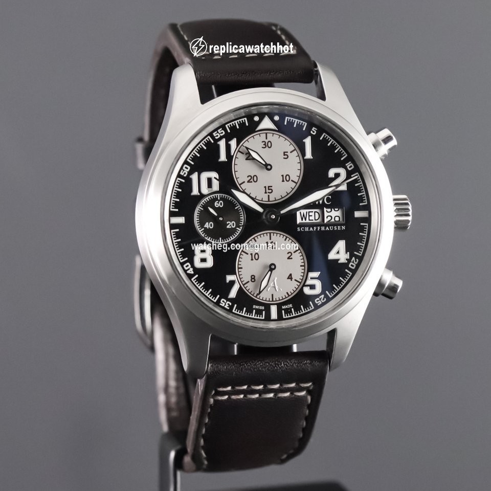 IWC Pilot Chronograph Mens watch Unisex Automatic Steel IW371709 3