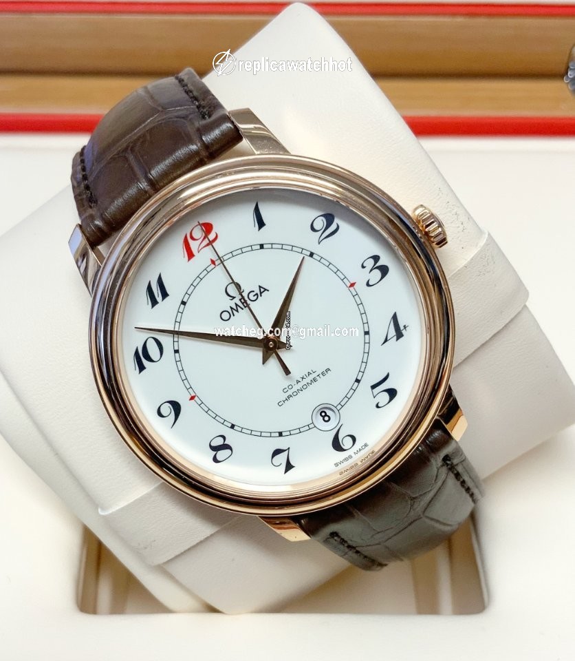 Omega De Ville Prestige Mens watch Unisex Automatic Red gold 424.53.40.20.04.004 3
