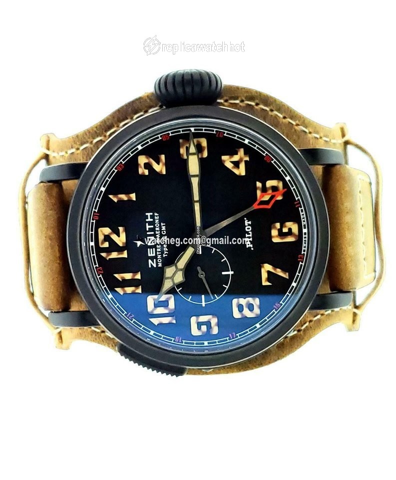 Zenith Pilot Type 20 GMT Mens watch Unisex Automatic Titanium 96.2431.693 21.C738 3