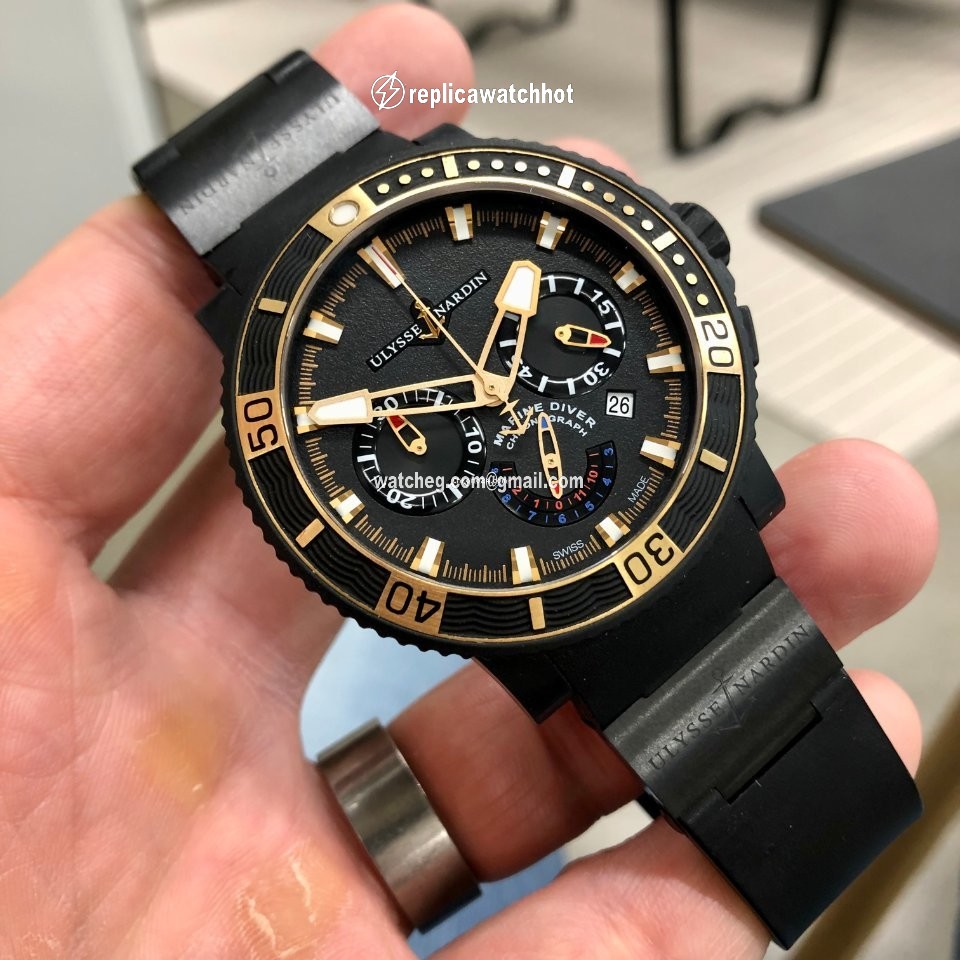 Ulysse Nardin Diver Black Sea Mens watch Unisex Automatic Steel 353-90-3C 3