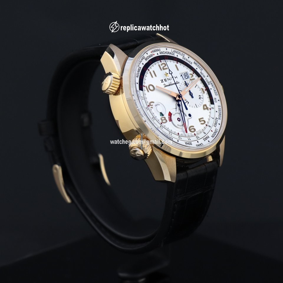 Zenith El Primero Doublematic Mens watch Unisex Automatic Rose gold 18.2400.4046 01.C721 3