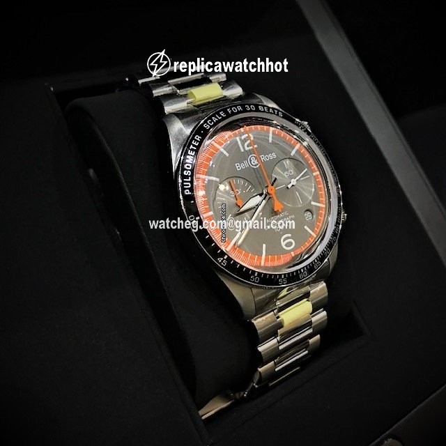 Bell & Ross BR V2 Mens watch Unisex Automatic Steel BRV294-ORA-ST SST 3