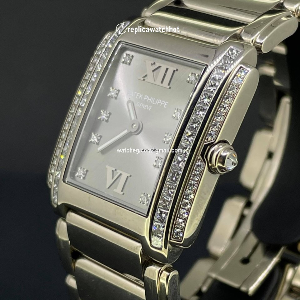 Patek Philippe Twenty~4 Womens watch Quartz White gold 4910 20G-010 3