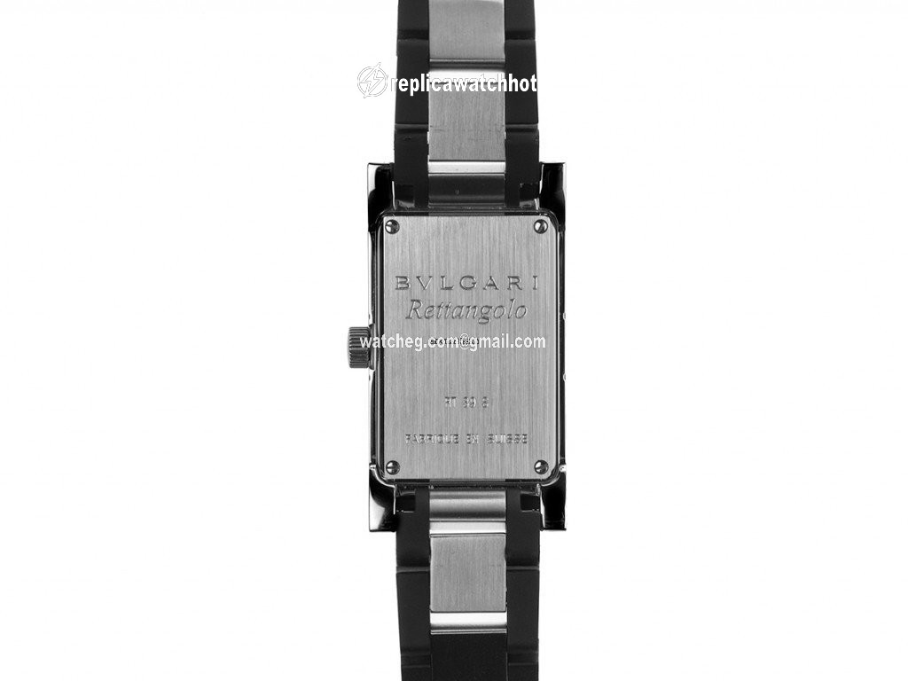 Bulgari Rettangolo Mens watch Unisex Quartz Steel RT39S 3