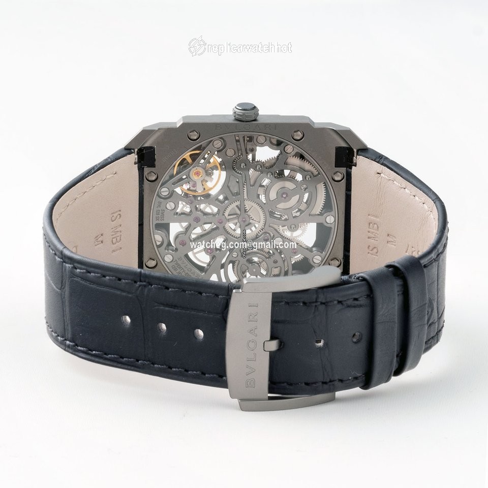 Bulgari Octo Mens watch Unisex Manual winding Titanium 102714 BGO40TLXTSK 3