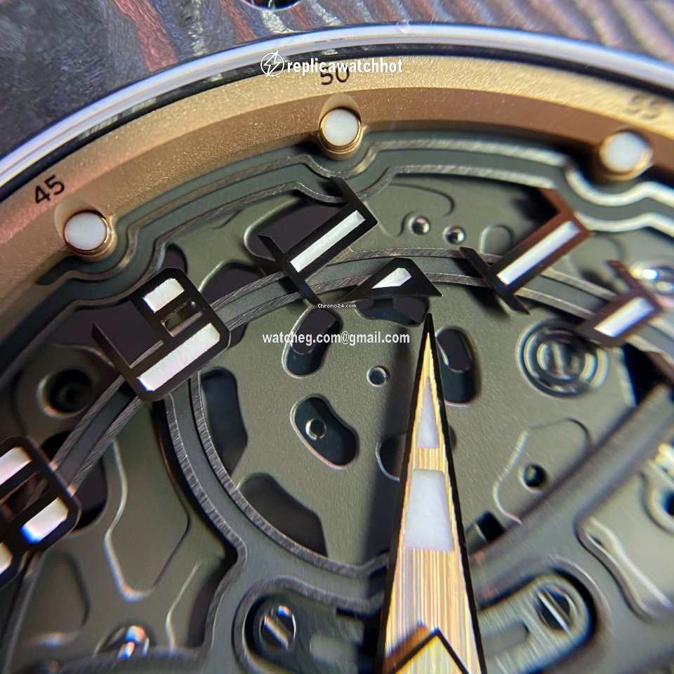 Richard Mille Mens watch Unisex Automatic Rose gold RM033-02 3