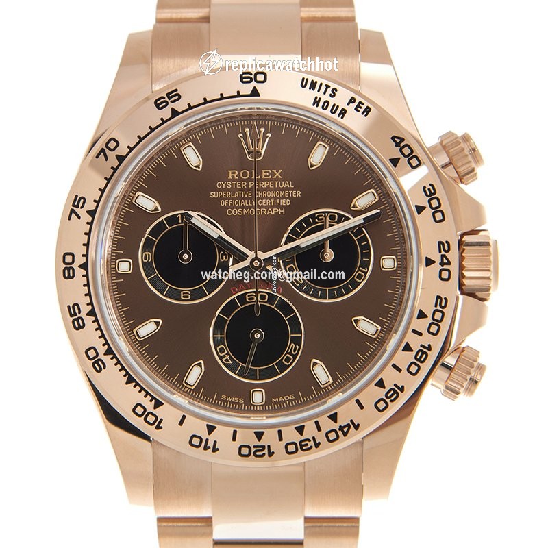 Rolex Daytona Mens watch Unisex Rose gold Automatic 116505 CHOCOLATE 3