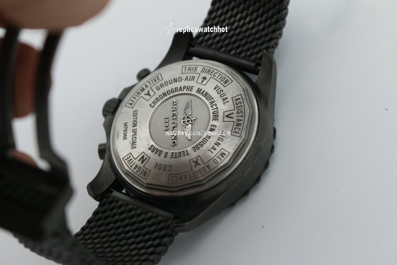 Breitling Chronospace Military Mens watch Unisex Quartz Steel M7836622 3