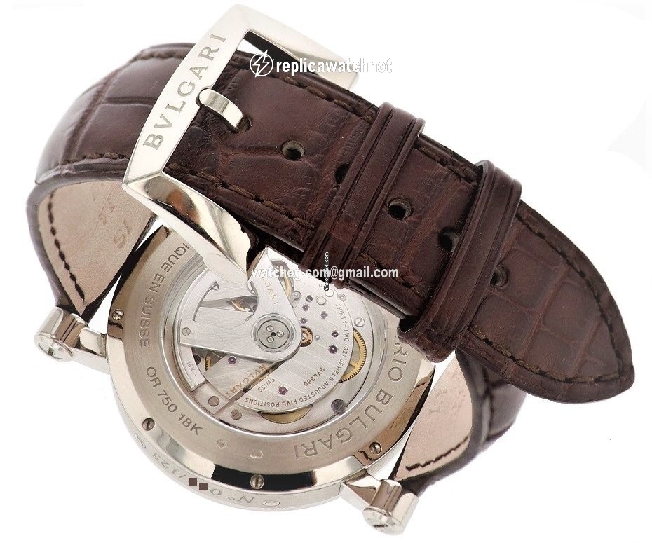 Bulgari Sotirio Mens watch Unisex Automatic White gold SBW42WGLAC 3