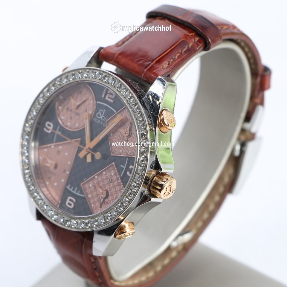Jacob & Co. Five Time Zone Mens watch Unisex Quartz Steel JCM115DA 3