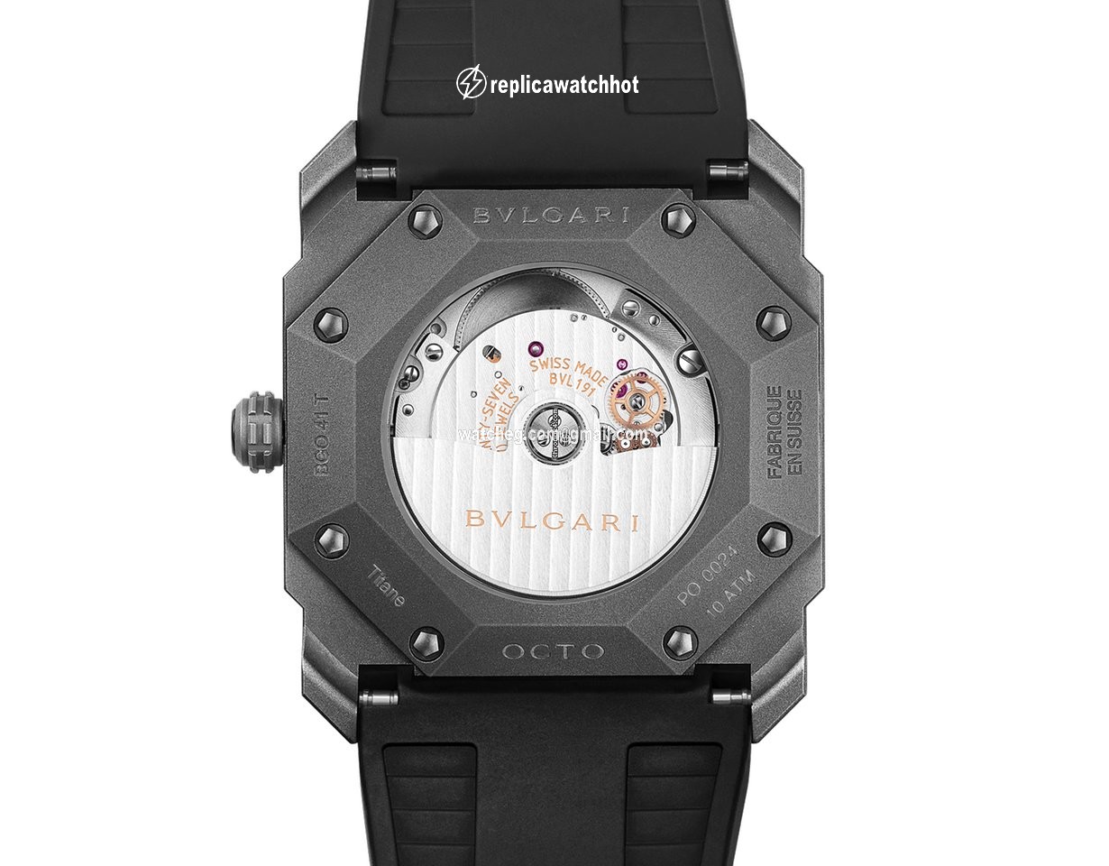 Bulgari Octo Mens watch Unisex Automatic Titanium 102858 BGO41C14TVD 3