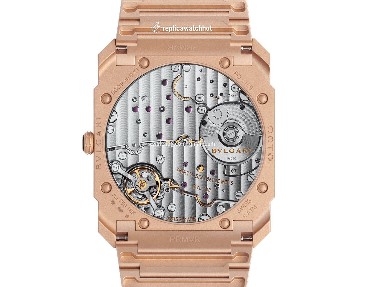 Bulgari Octo Mens watch Unisex Automatic Rose gold 102912 BGOPGXTAUTO 3
