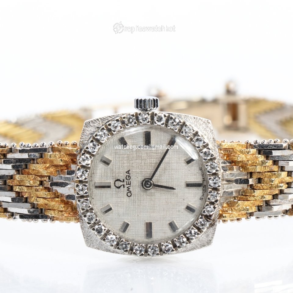 Omega Womens watch Quartz White gold Vintage Omega Ladies Cocktail 3