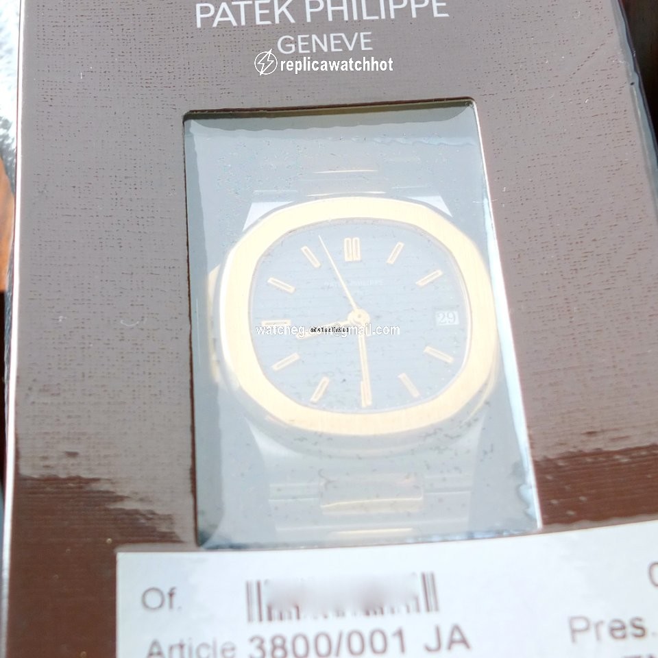 Patek Philippe Nautilus Mens watch Unisex Automatic Gold Steel 3800 1 Nautilus B&P G1belin Full Set Sofort 3