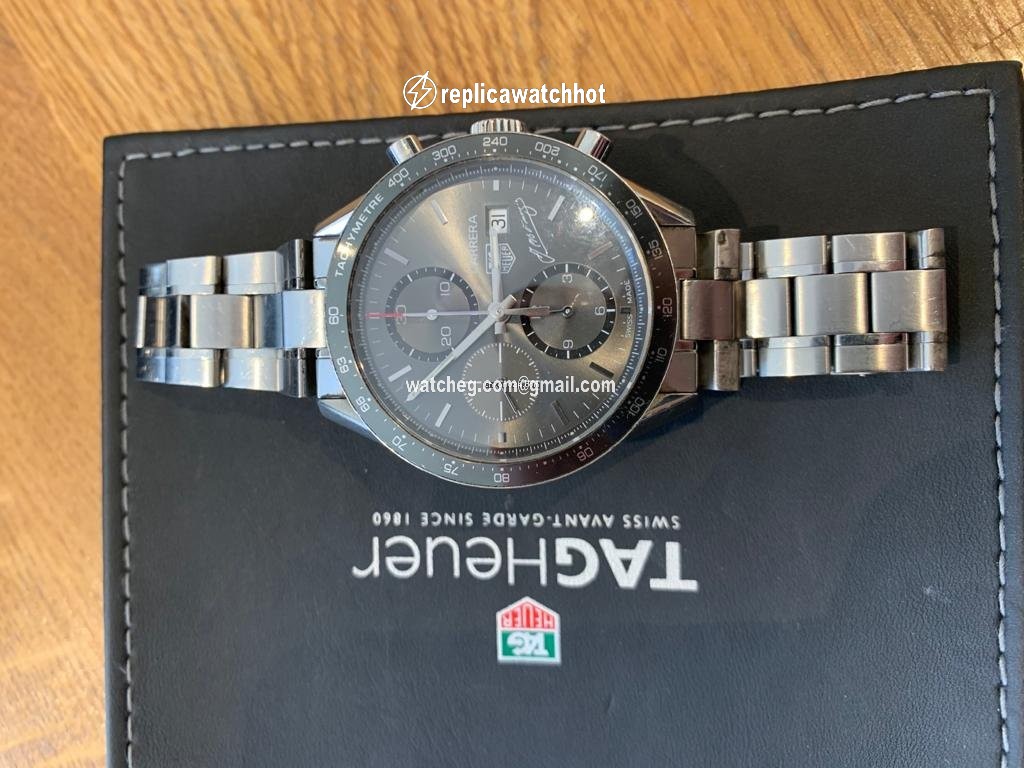 TAG Heuer Carrera Calibre 16 Mens watch Unisex Automatic Steel CV201C.FT6007 3